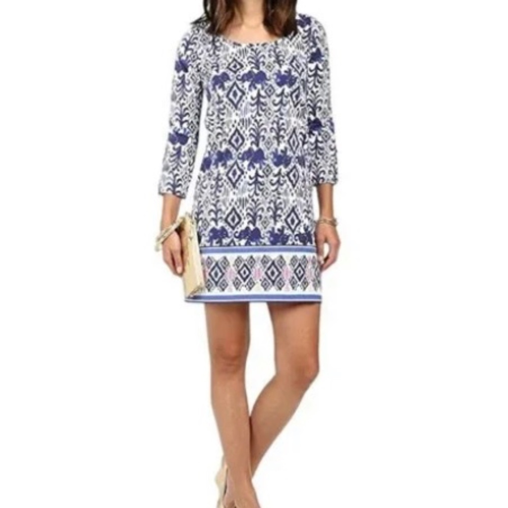 Lilly Pulitzer Tons of Fun Elephant print dress size XXS